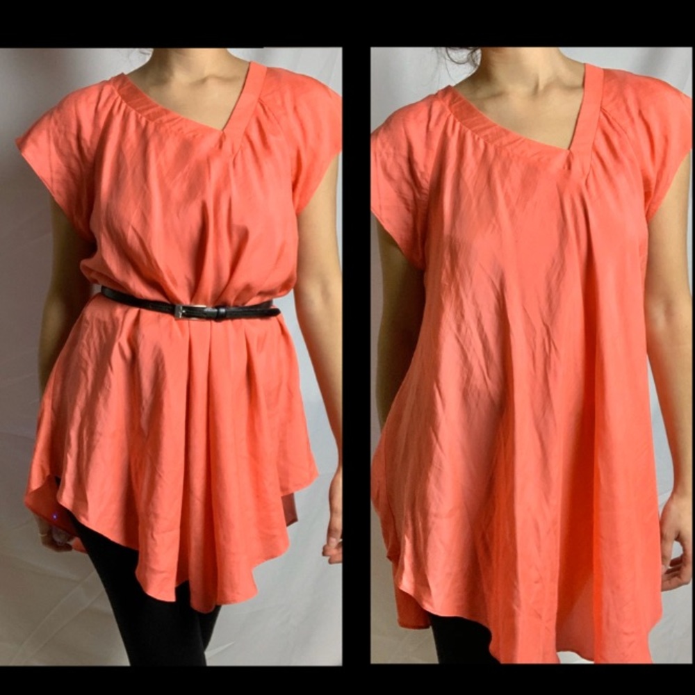😍 Holly in Hanoi Silk Pink Tunic Top